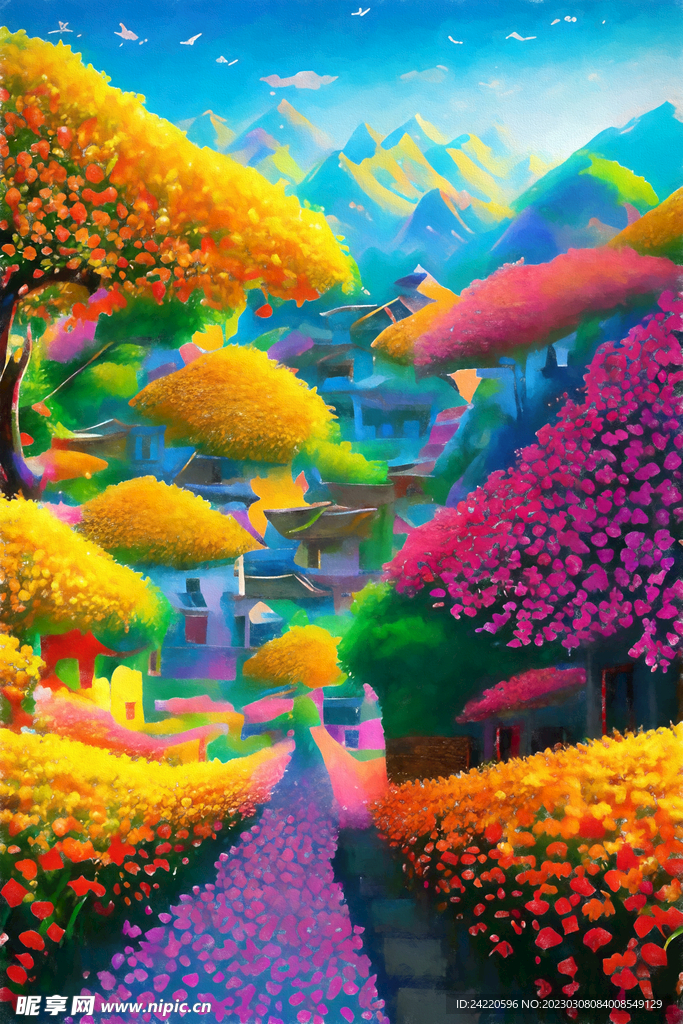 风景插画