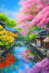 风景插画