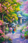 风景插画