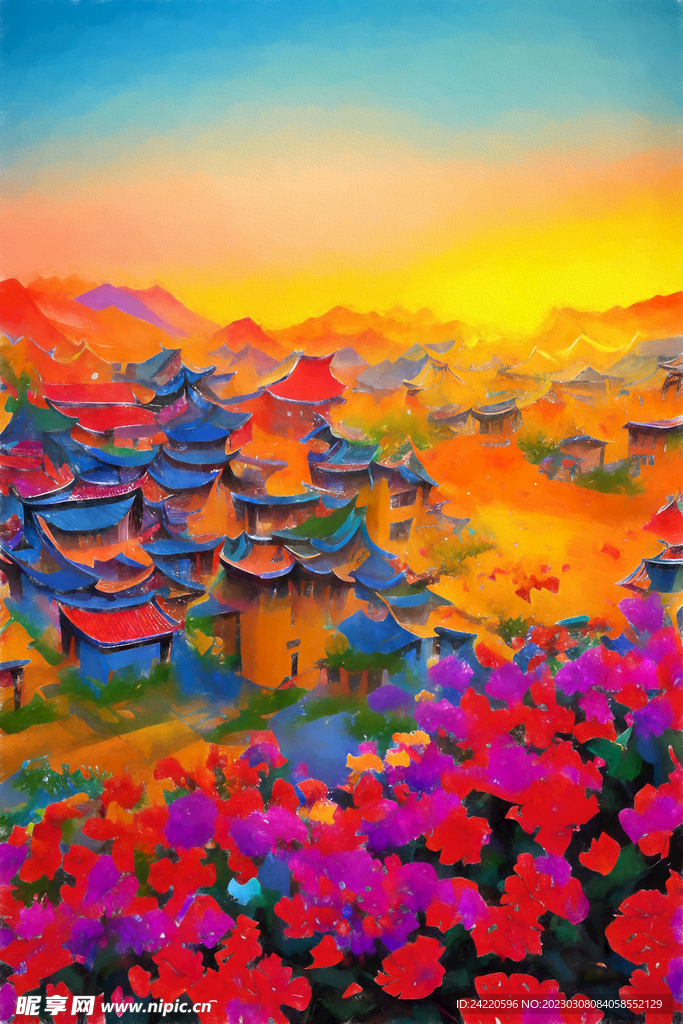 风景插画