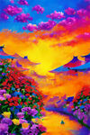 风景插画