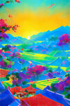 风景插画