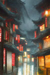 风景插画