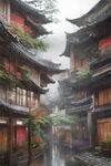 风景插画