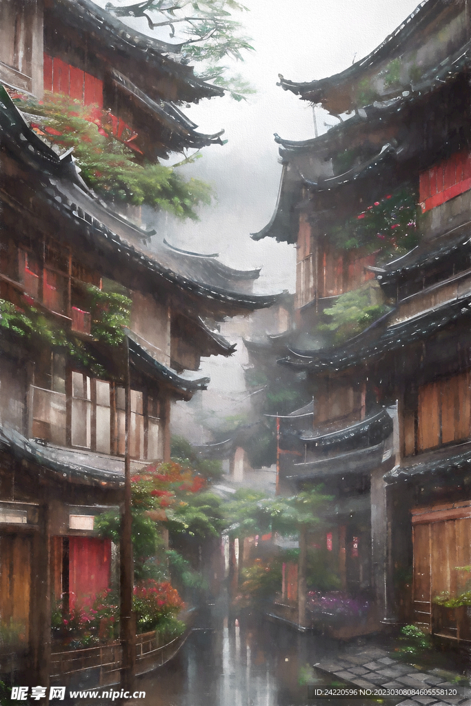 风景插画