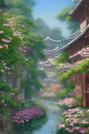 风景插画