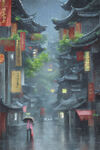 风景插画