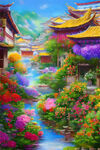 风景插画