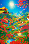 风景插画