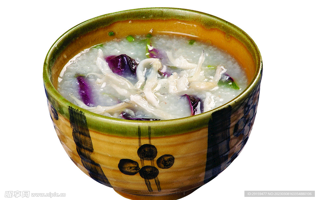 榄菜小鱼粥