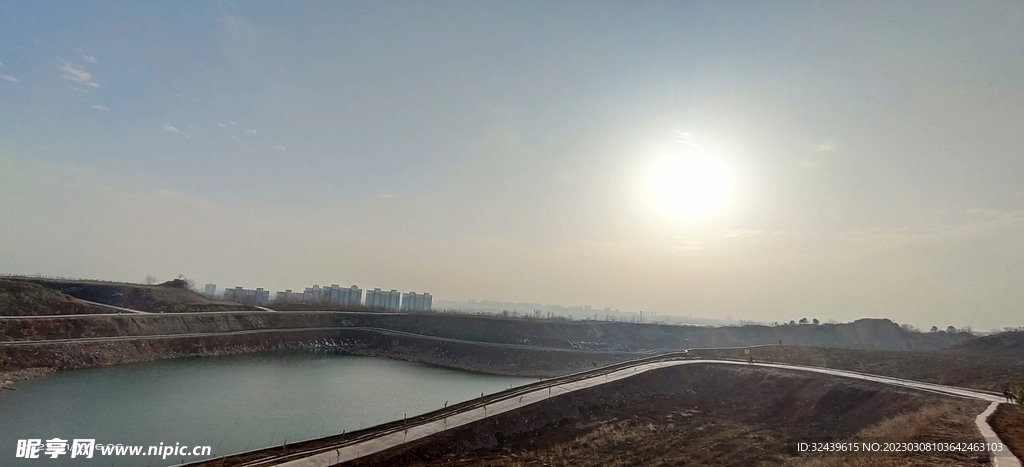 阳光 山水 风景