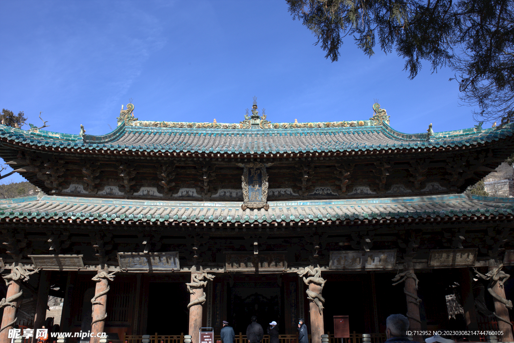 晋祠 根雕 