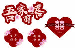 婚房布置KT板
