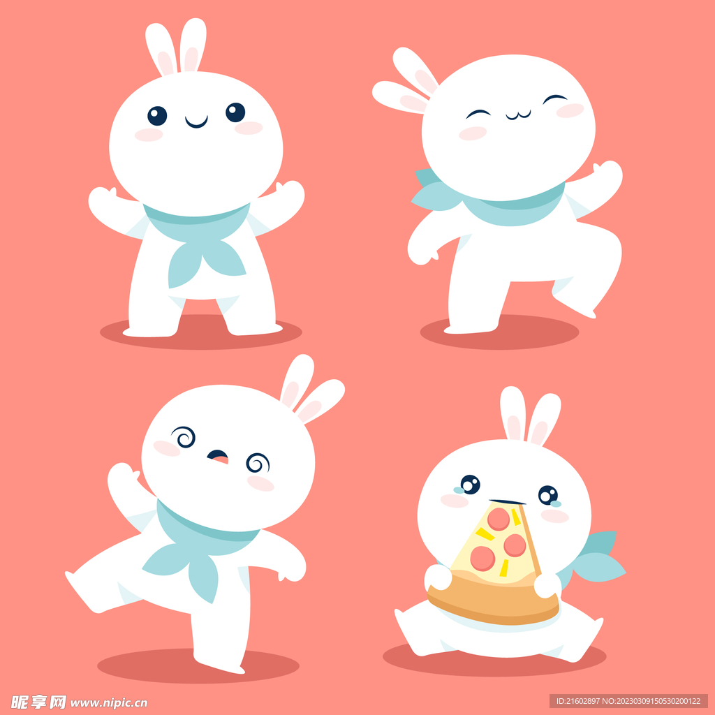 卡通可爱兔子