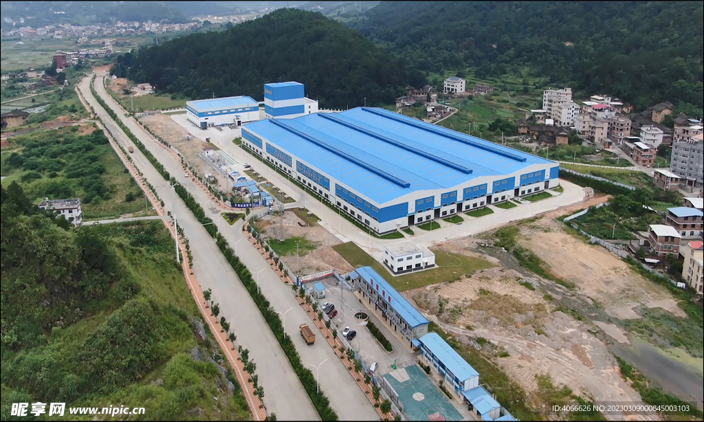 建工建豪工地鸟瞰图