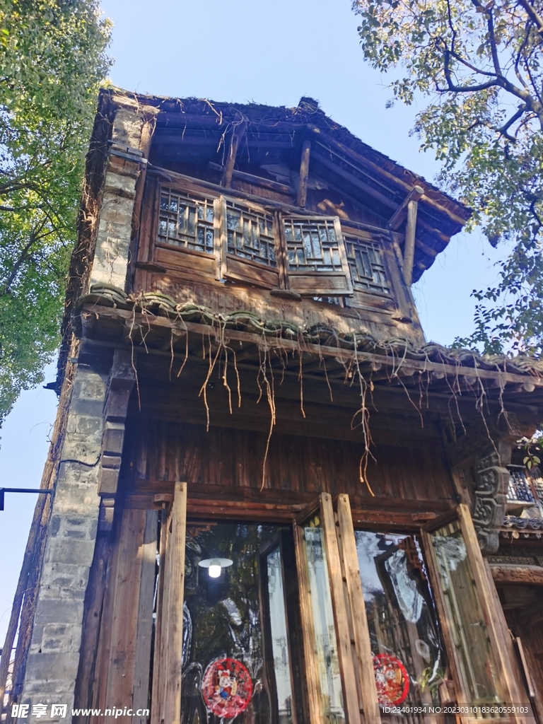 乌镇旅游木质建筑