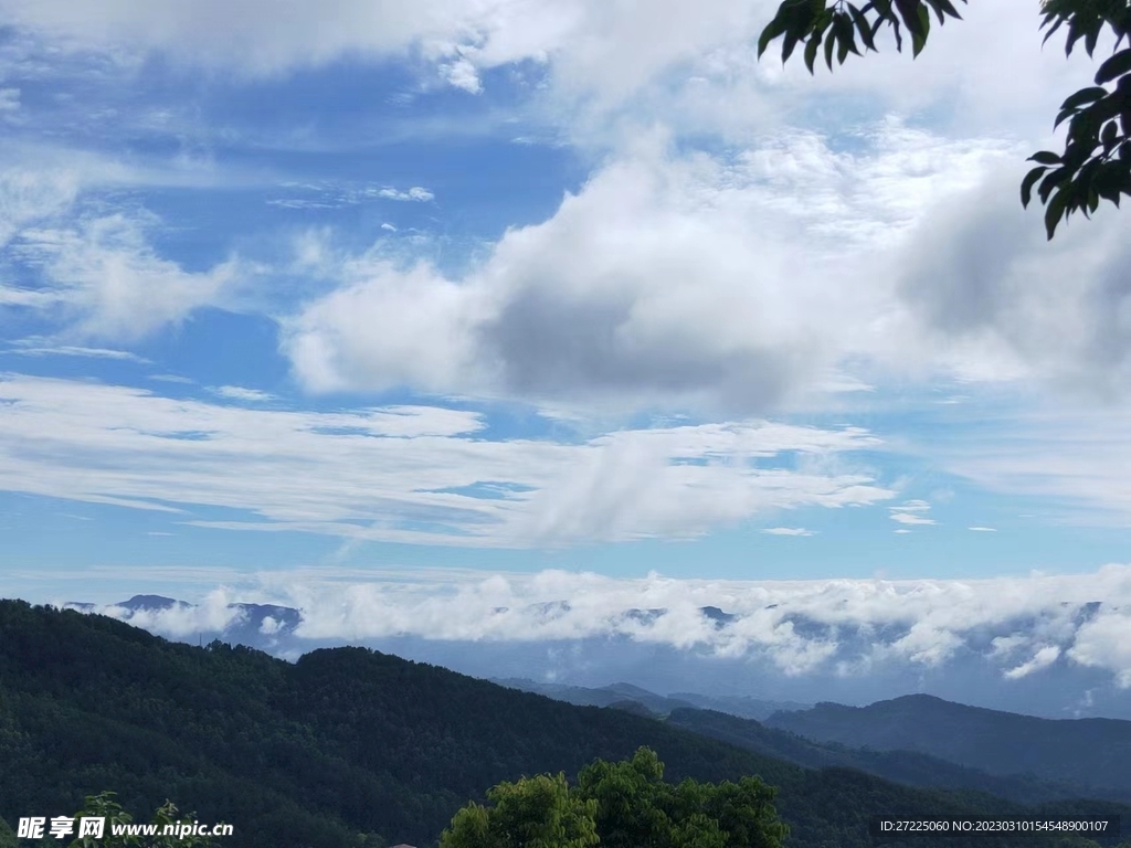 白云 背景 蓝天 清新 天空