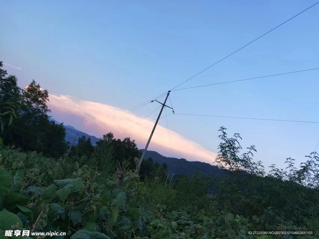 白云 背景 蓝天 清新 天空