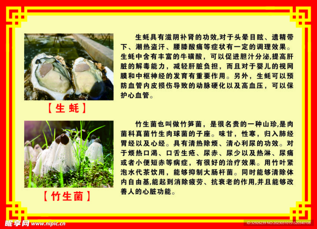 生蚝海报
