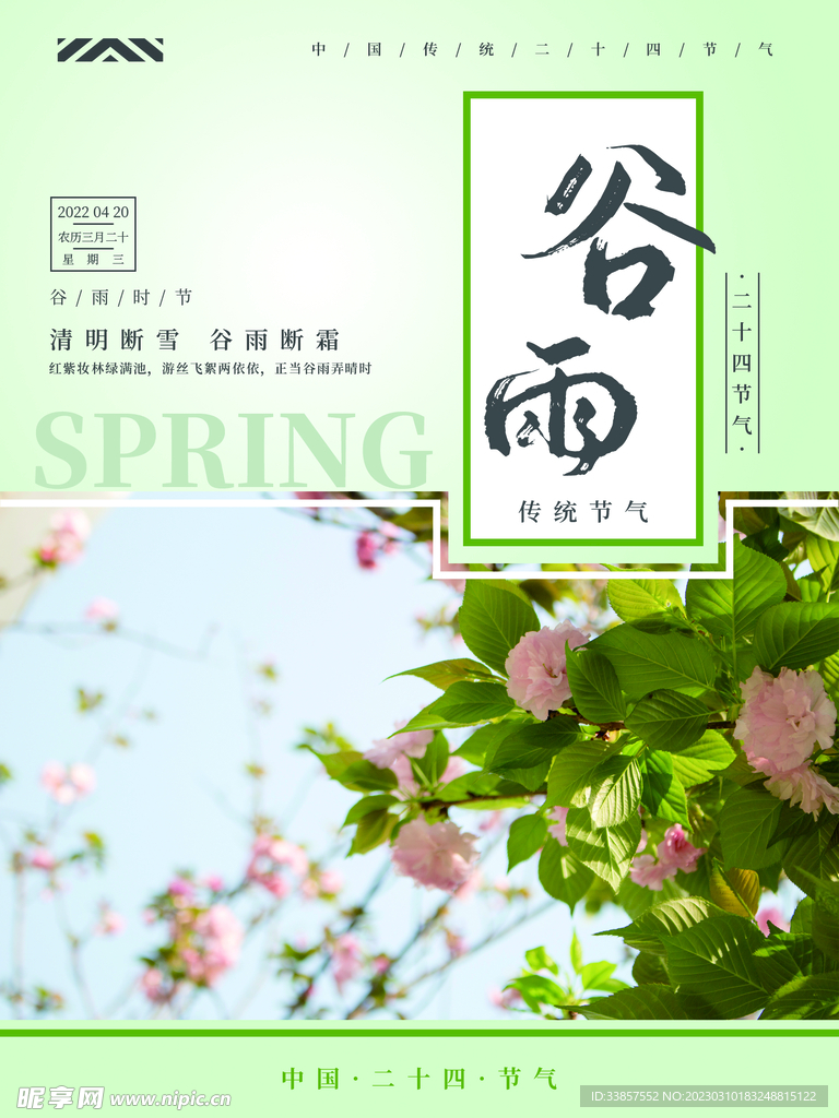 谷雨海报           