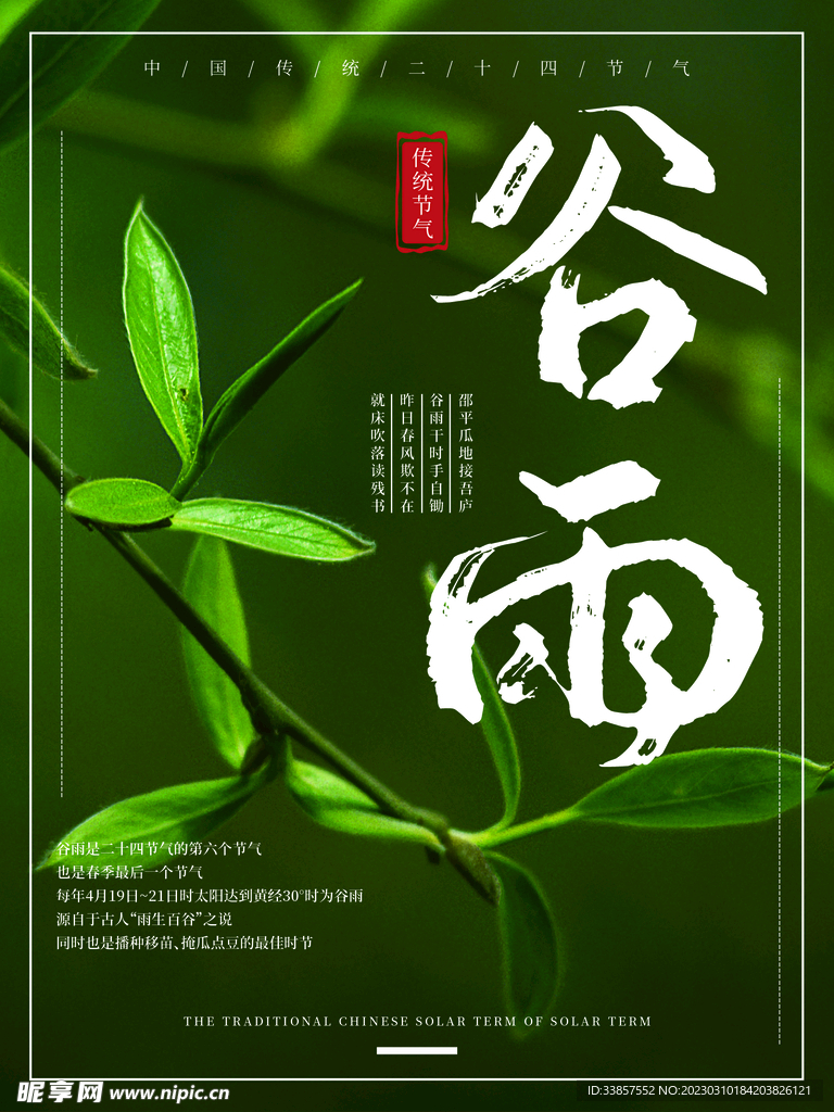 谷雨海报           