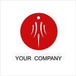 中国风民族服饰logo设计