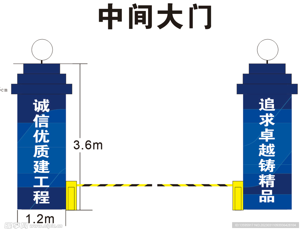 工地大门