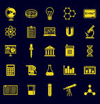 科技图标ICON科学技术