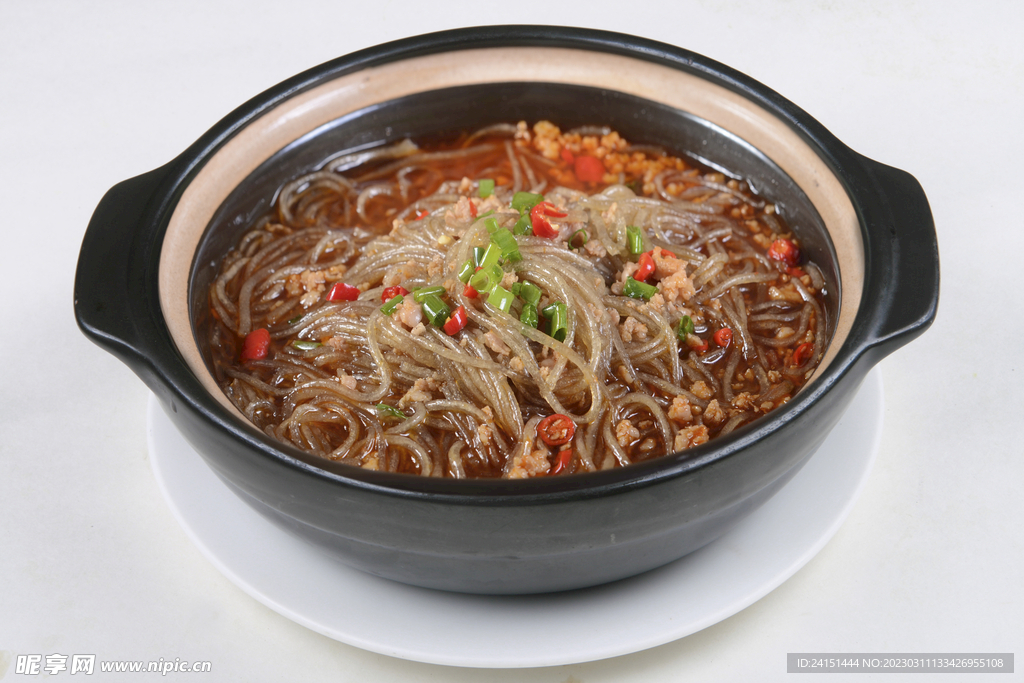砂煲肉沫粉条