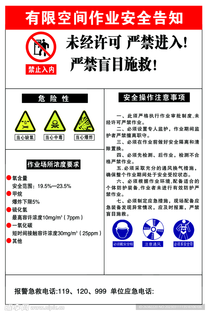 有限空间作业安全须知