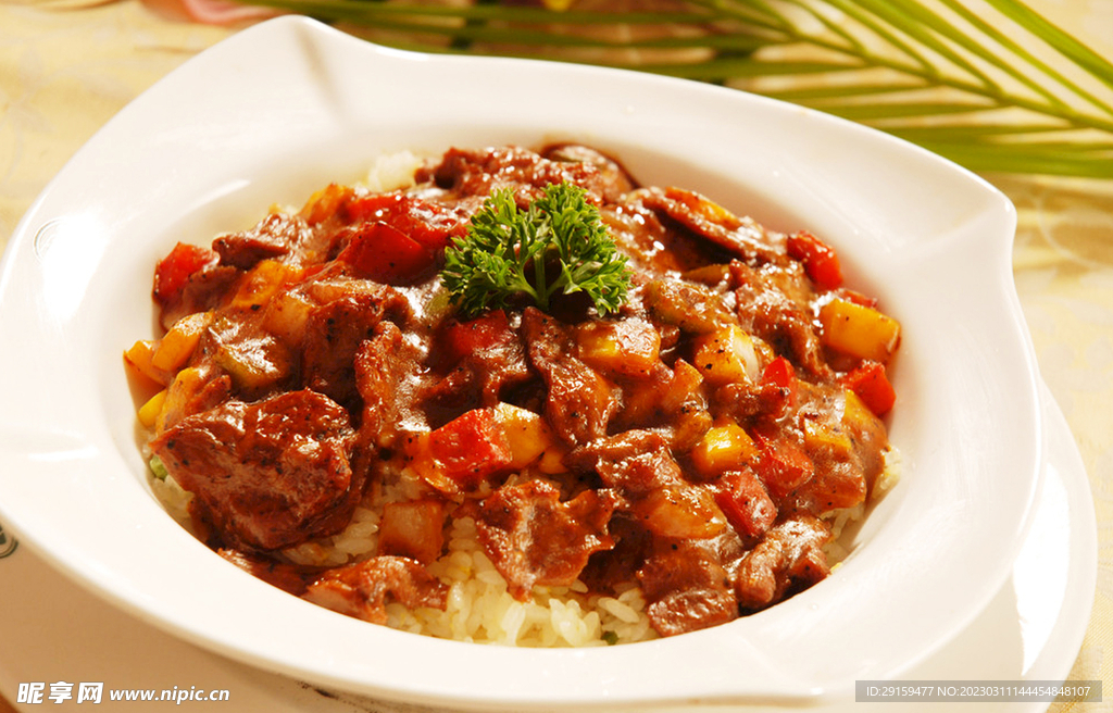 黒椒牛肉焗饭