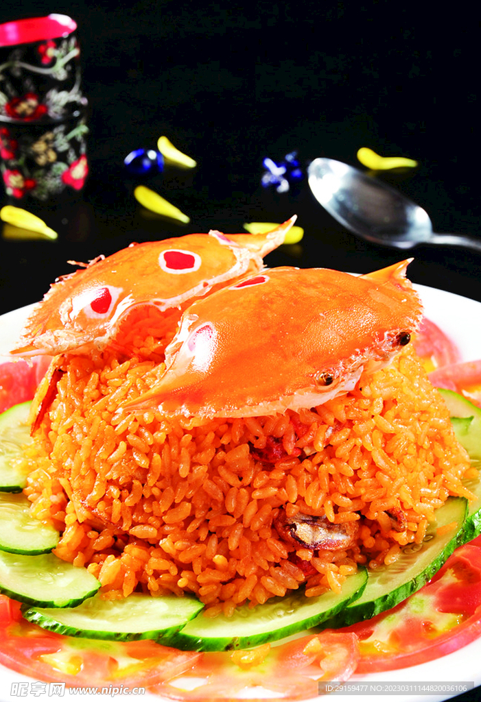风味蟹焗饭