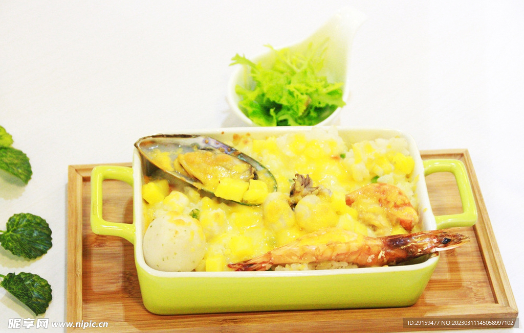 海鲜焗饭