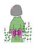 手绘小女孩