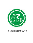 绿色自行车运动logo