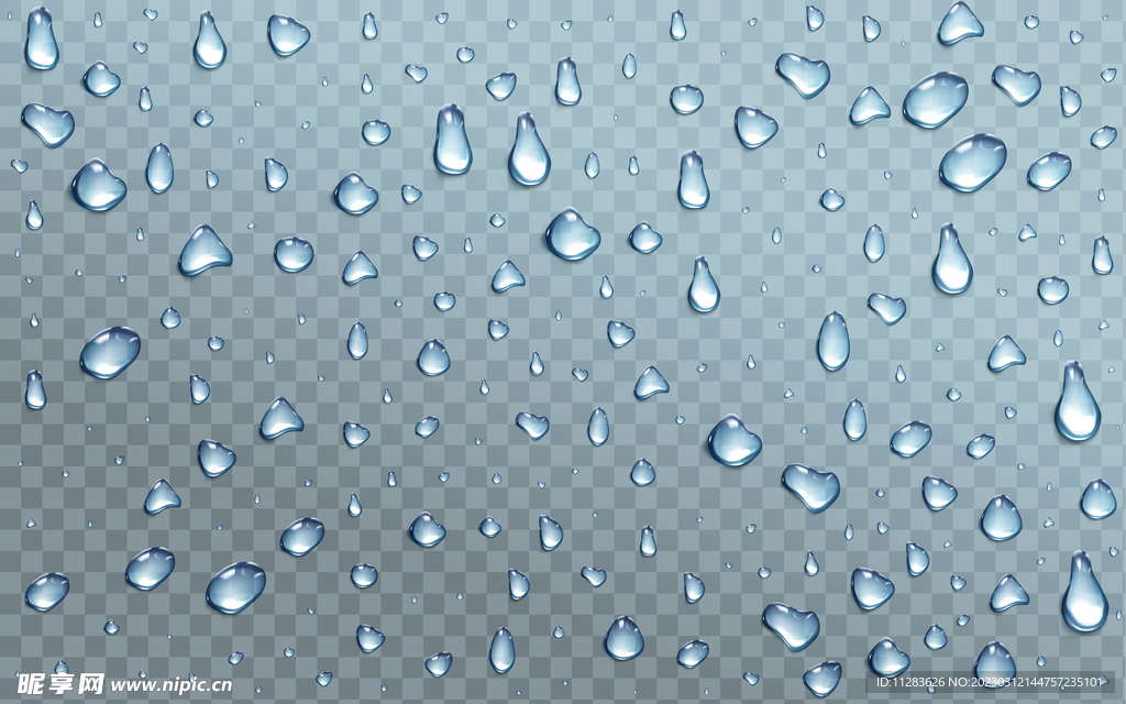 水珠背景