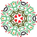 春季春天复古印花图案图形背景