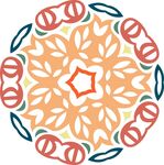 春季春天复古印花图案图形背景