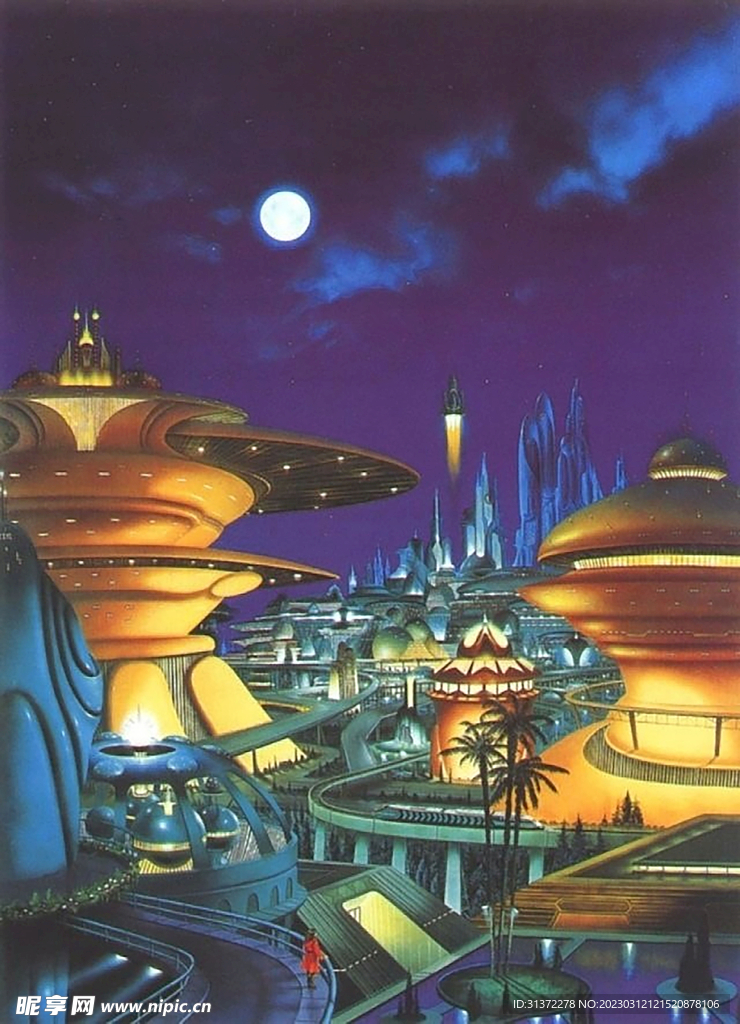 科幻场景图片