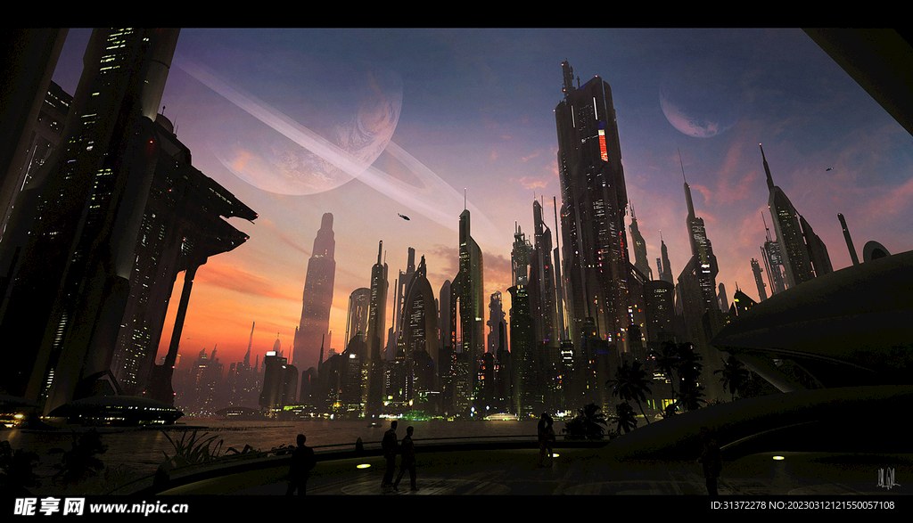 科幻场景图片