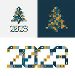 单页 封面模板2023圣诞树