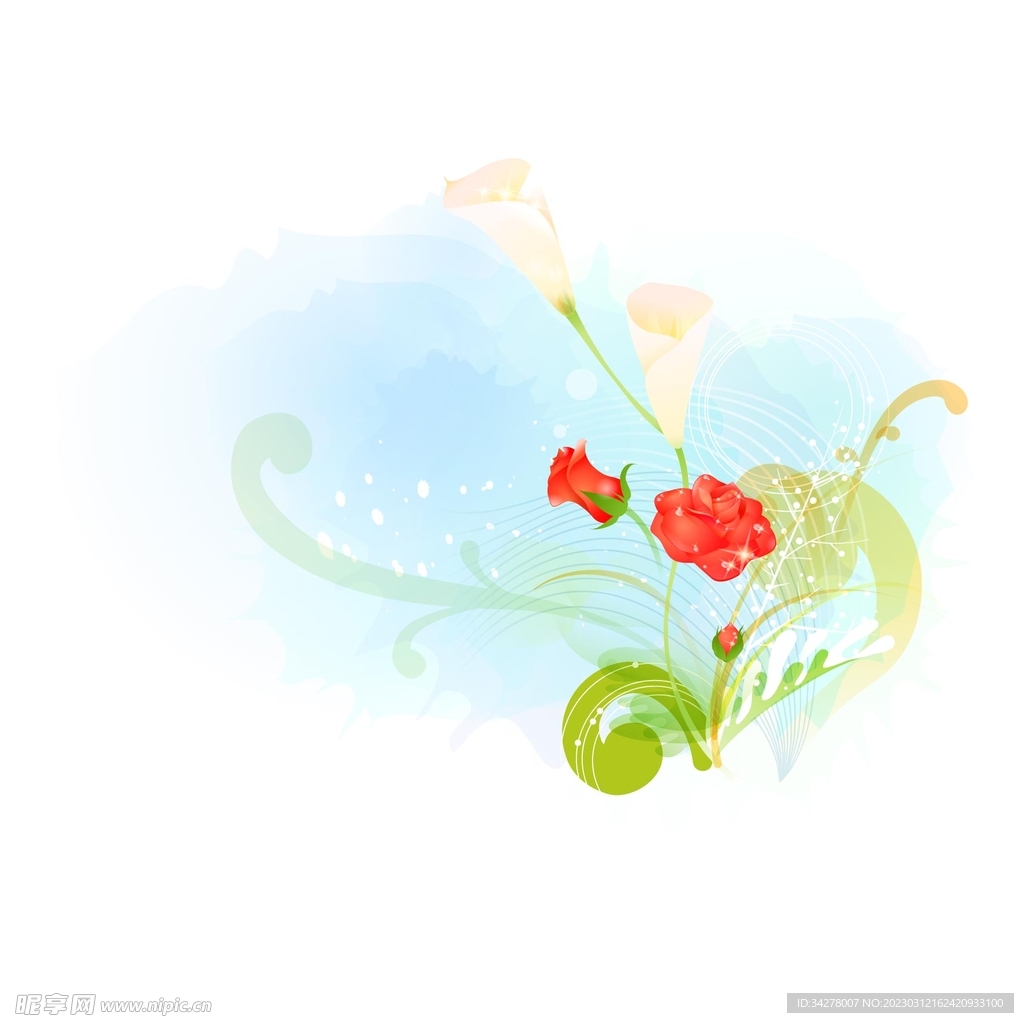 梦幻花卉