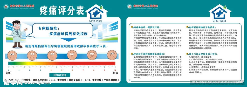 疼痛分级表