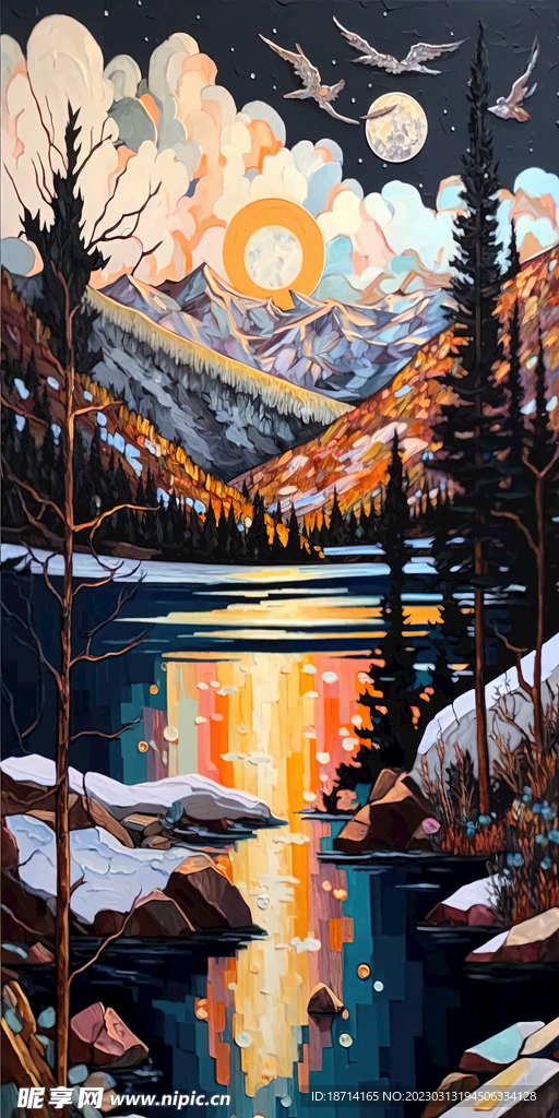 风景油画