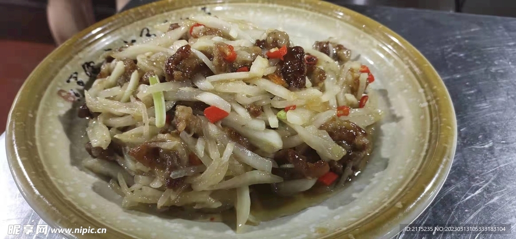 萝卜丝卤子肉