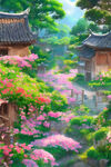 风景插画