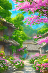 风景插画