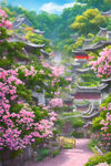 风景插画