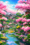 风景插画