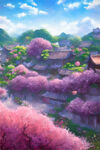 风景插画